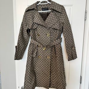 Gucci double breasted trench coat